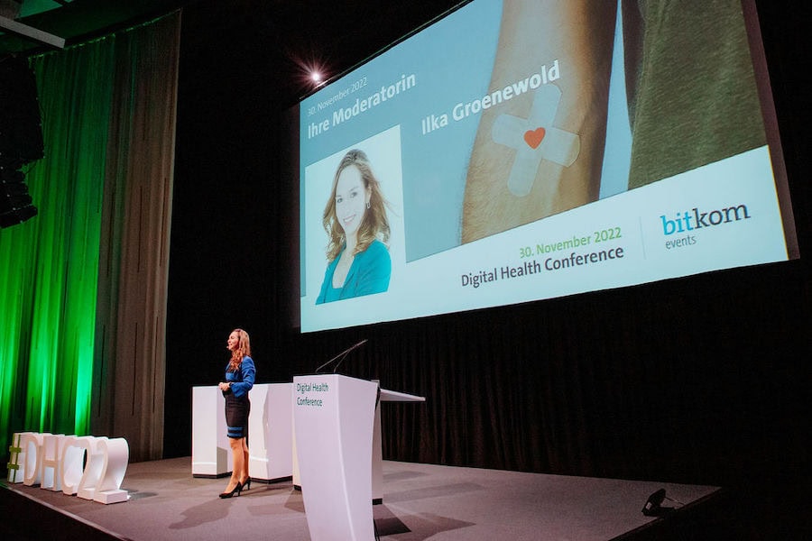 medizinmoderatorin ilka groenewold digital health conference 2022o