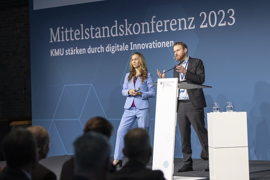 7. Mittelstandskonferenz Bundesministerium fuer Bildung un Forschung Moderatorin Berlin Ilka Groenewold Berlin / Foto: Zöhre Kurc