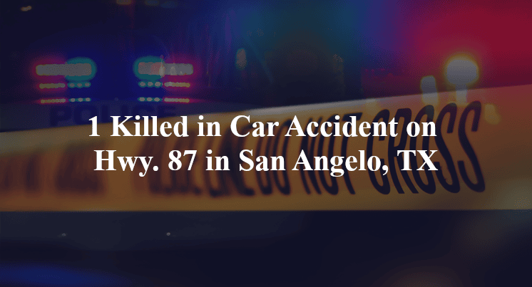 car accident san angelo tx hwy 87
