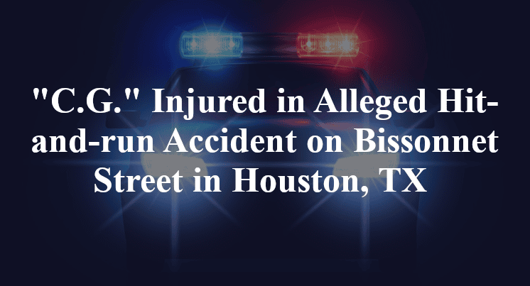 cg angel gutierrez Alleged Hit-and-run Accident on Bissonnet Street in Houston, TX .