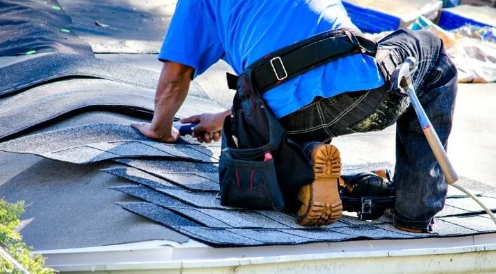 man fixing roof man fixing roof