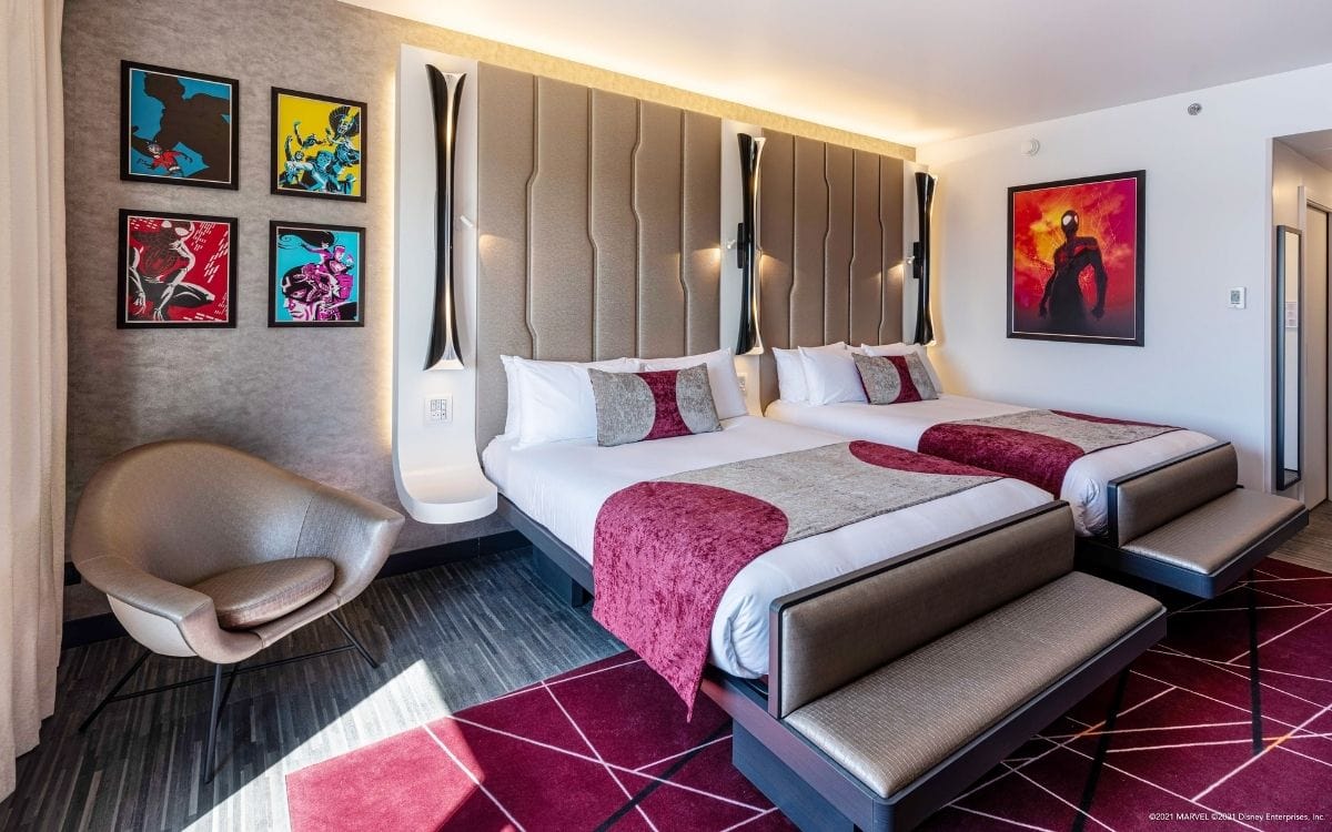 Camera hotel marvel Disneyland Paris