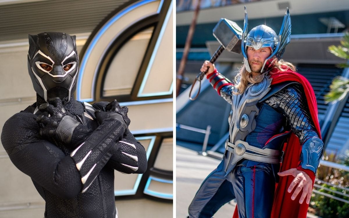 Personaggi Avengers campus a Disneyland Paris