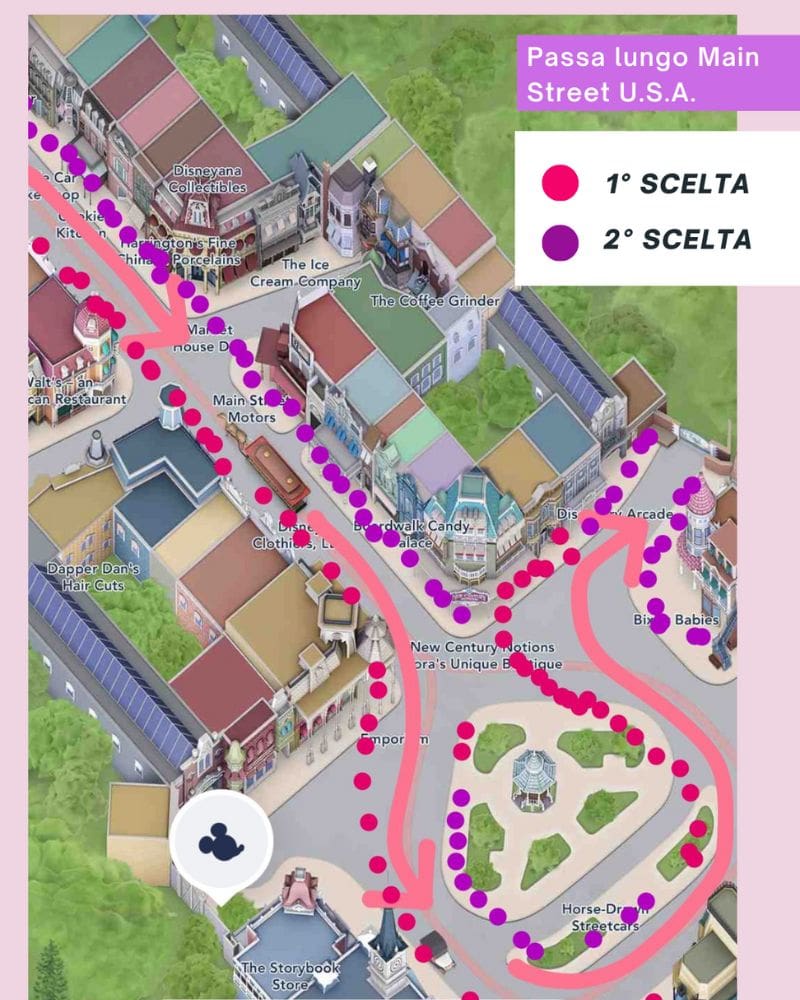 postazioni per la parata a Disneyland Paris