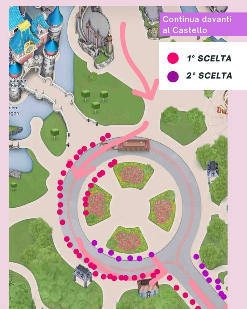 consigli postazioni per la parata a Disneyland Paris