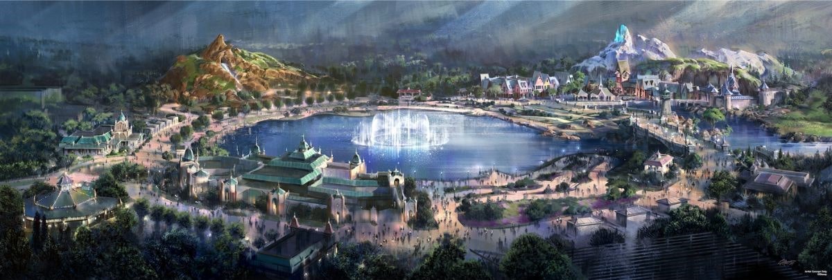 land di frozen a disneyland paris