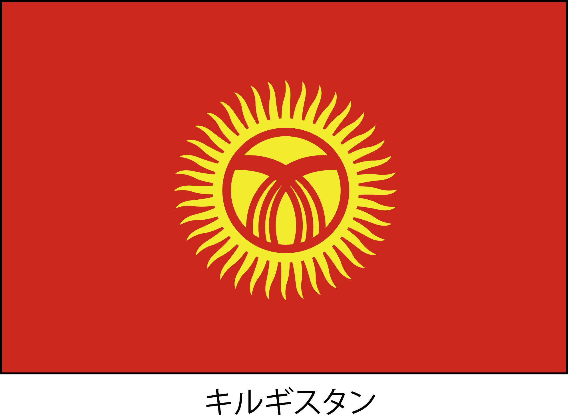 キルギス共和国 Kyrgyzstan KG