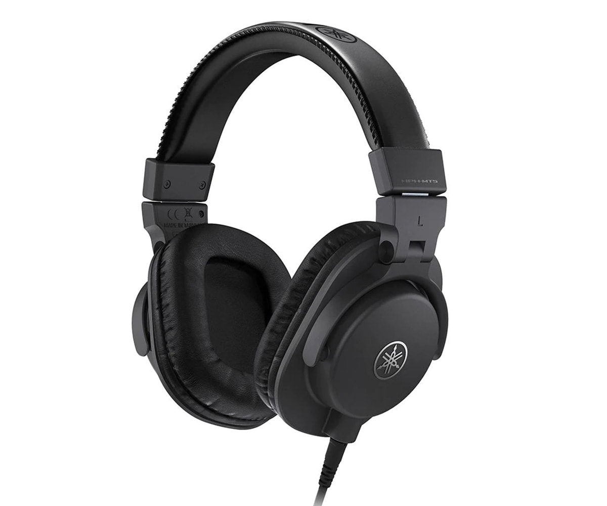 Kopfhörer Yamaha MT5 schwarz seitlich