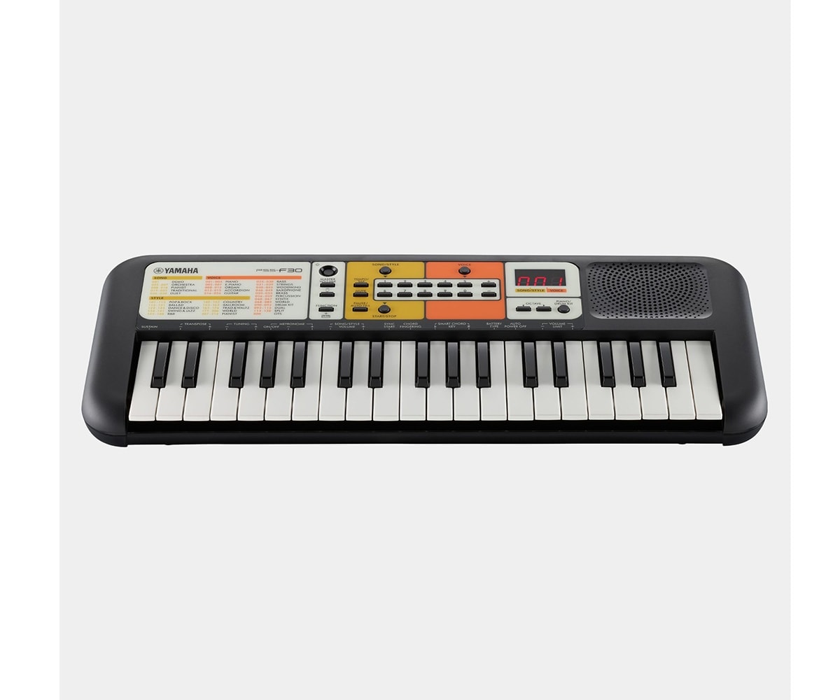 Yamaha PSS F30 Keyboard schwarz oben