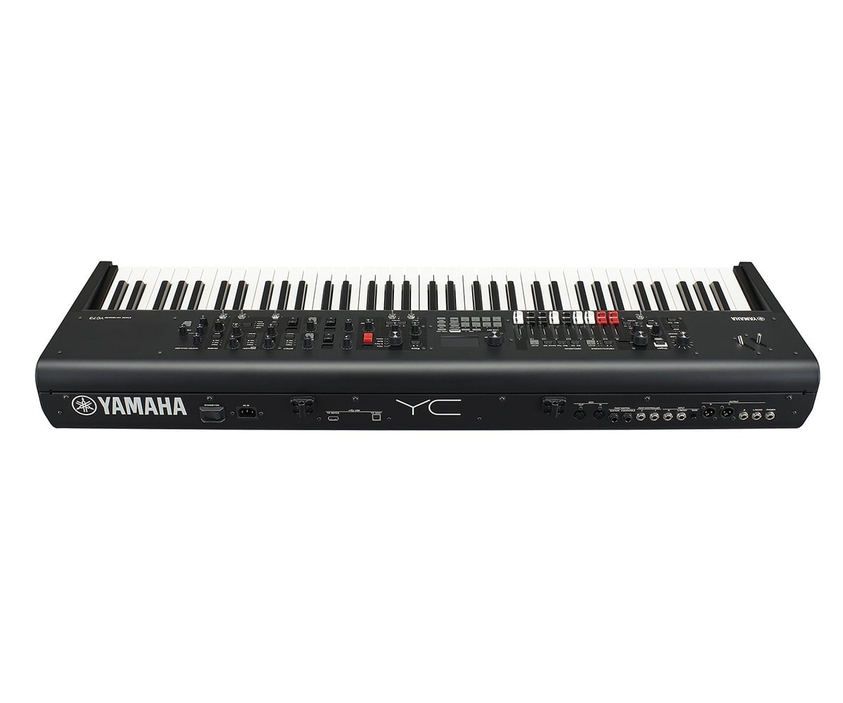 Yamaha Stagepiano YC73 schwarz von Hinten