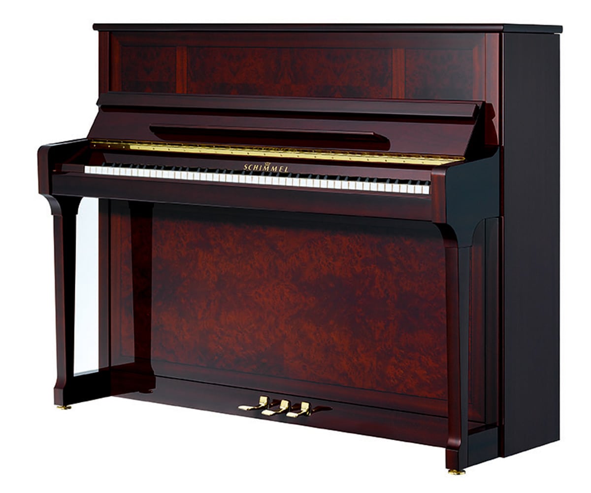 Schimmel Klavier C 121 Marketerie Mahagoni