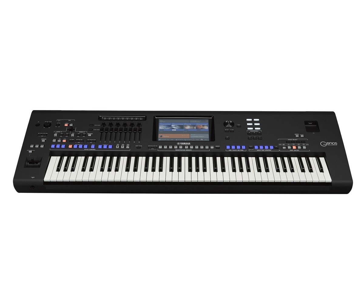 Yamaha GENOS 2.0 Yamaha Digital Workstation Keyboard GENOS 2.0 schwarz von Oben