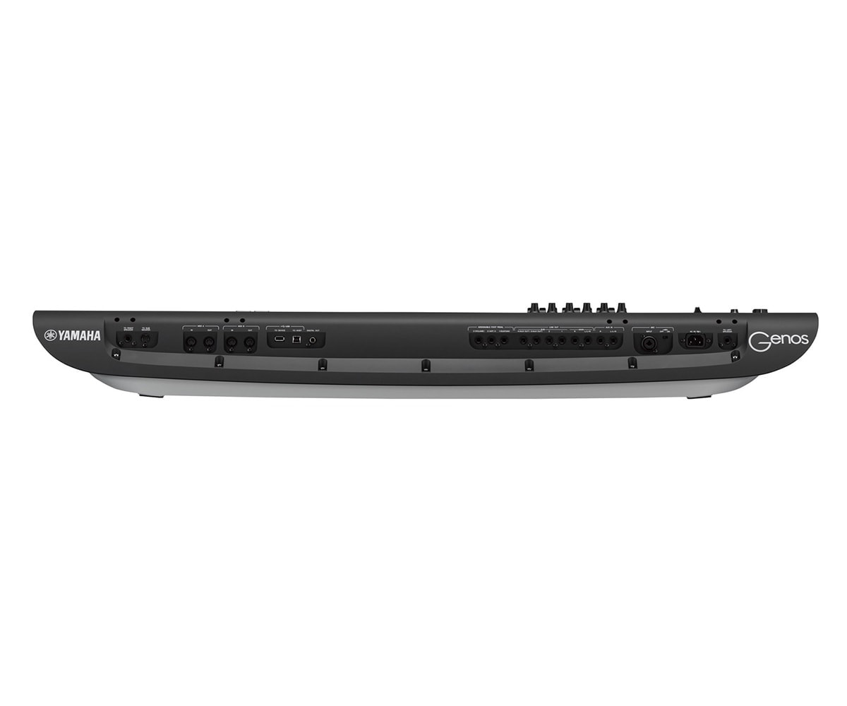 Yamaha Digital Workstation Keyboard GENOS 2.0 schwarz Rückseite