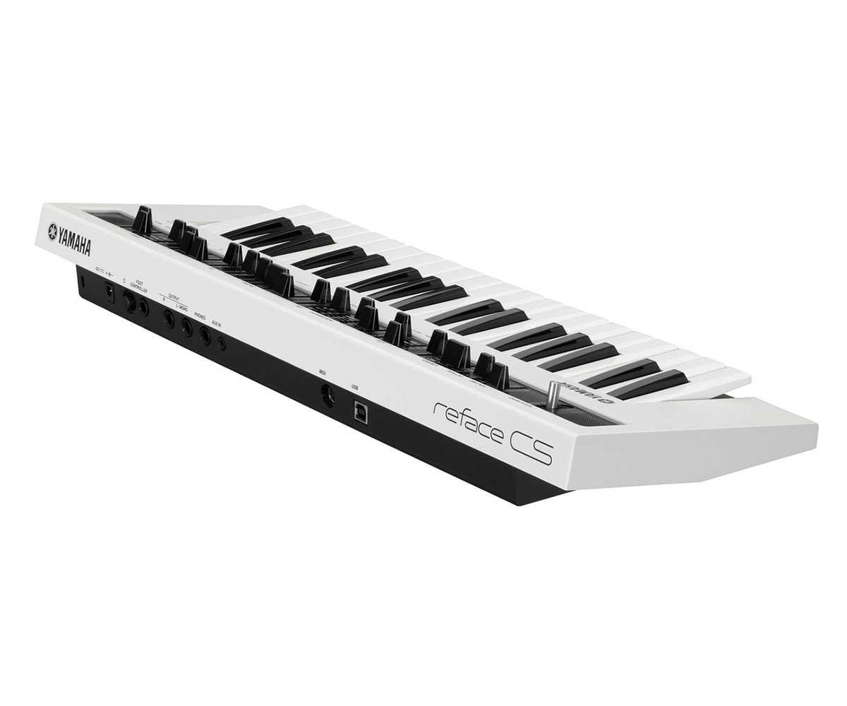 Yamaha Synthesizer reface CS weiß Rückseite rechts