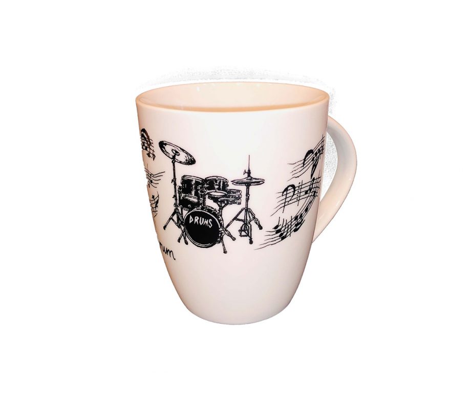 Kaffee Tasse Schlagzeug