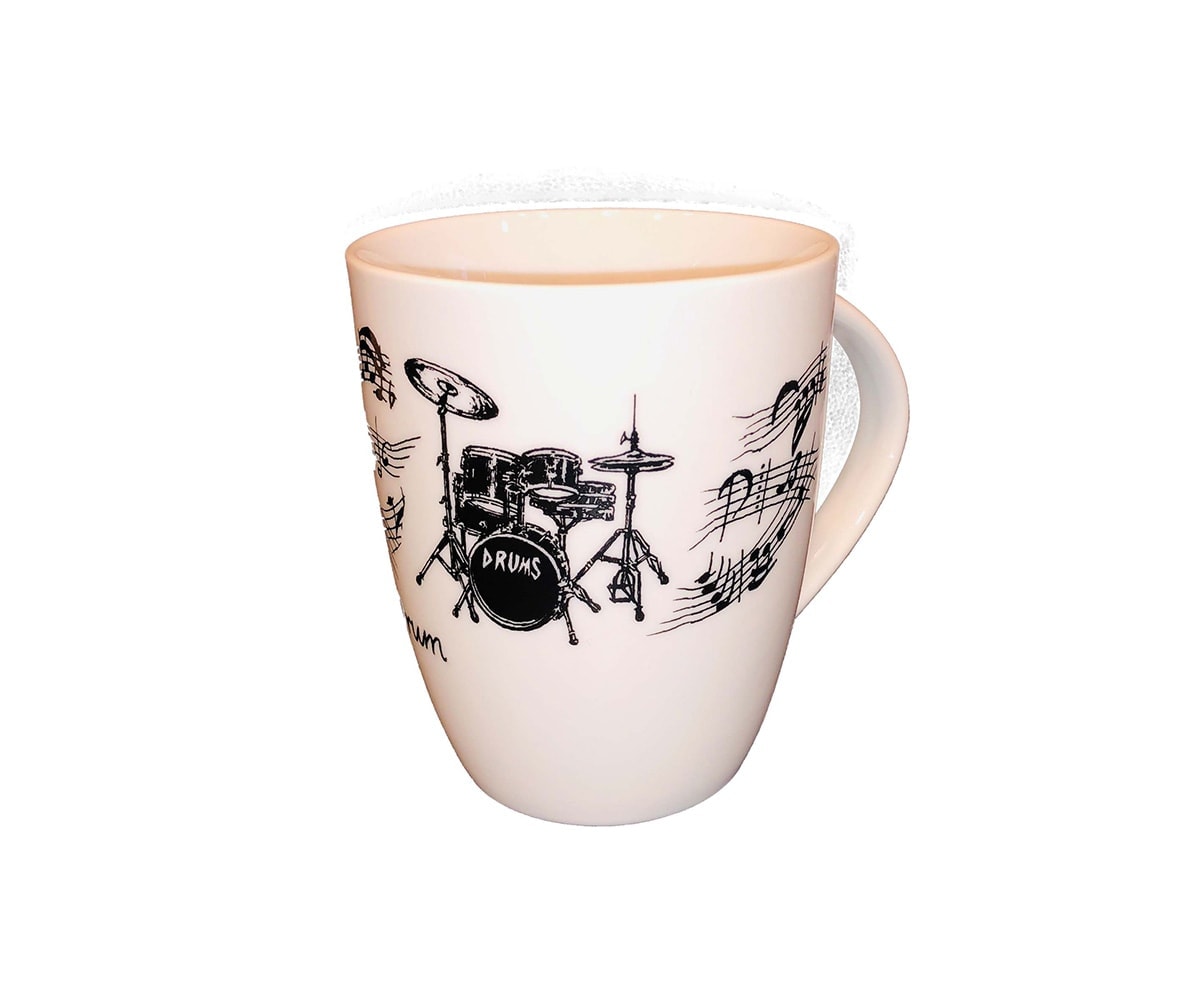 Kaffee Tasse Schlagzeug