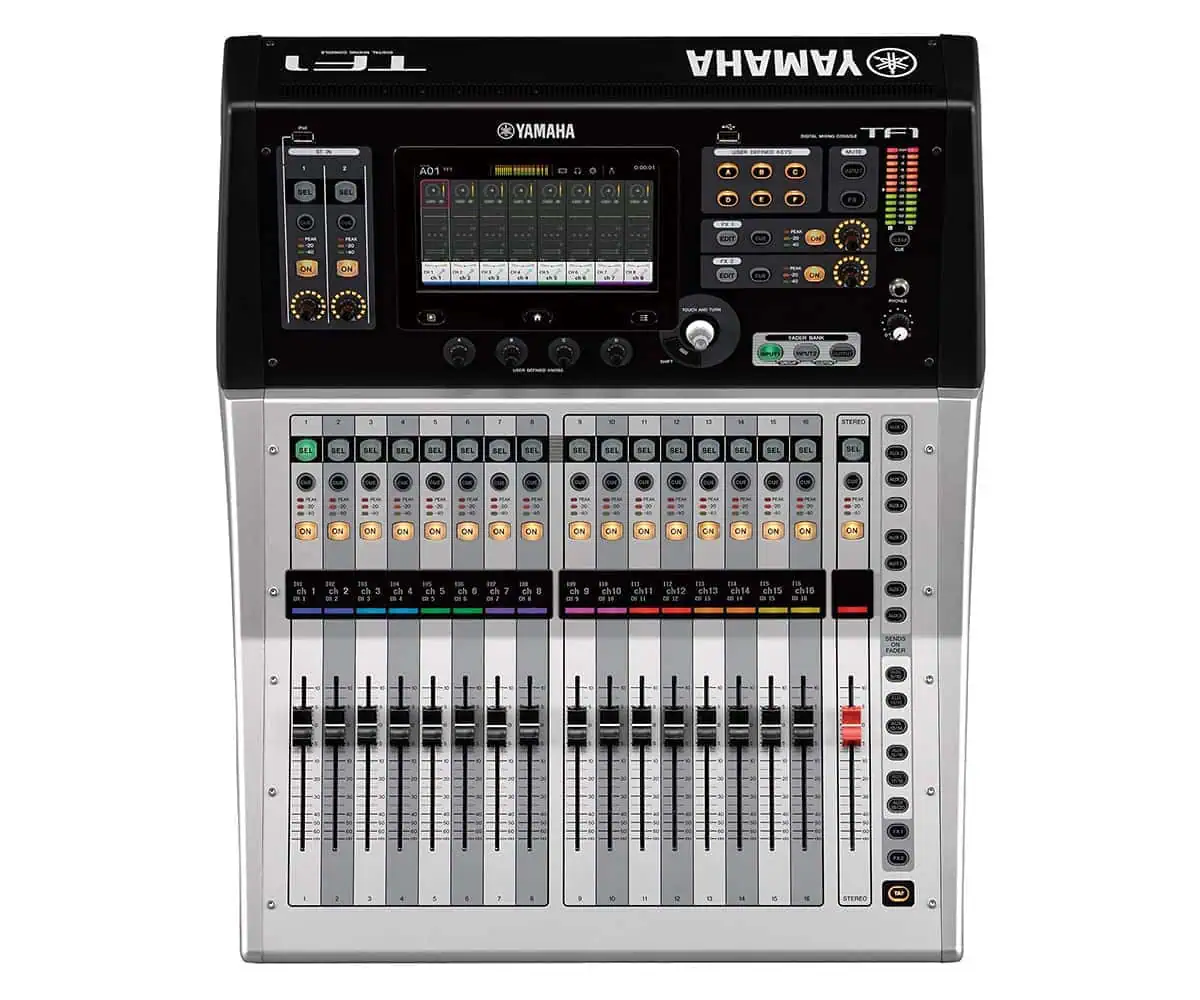 Yamaha TF1 Mischpult Digitalmixer von Oben