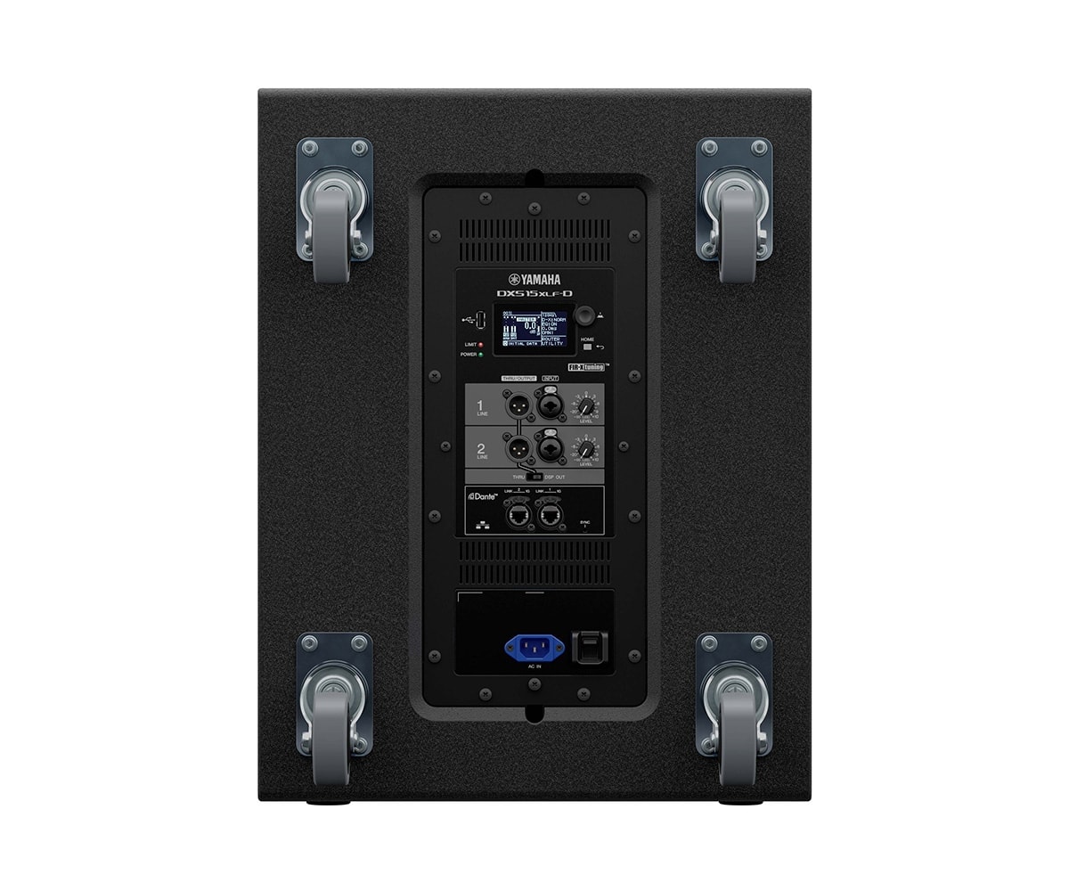 Yamaha Subwoofer aktiv DXS15SXLF D schwarz mit Rollen