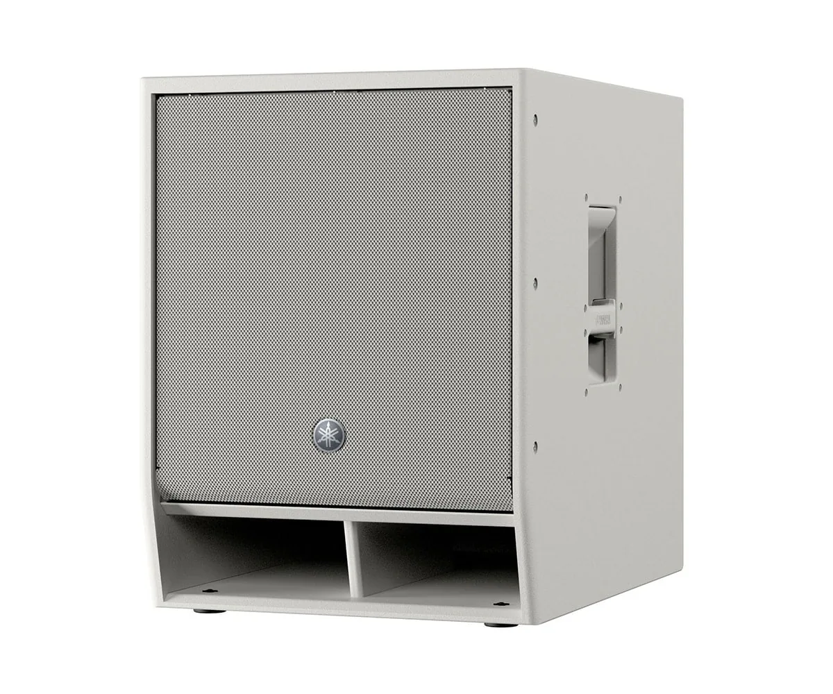 Yamaha Subwoofer aktiv DXS15XLF W weiß seitlich rechts