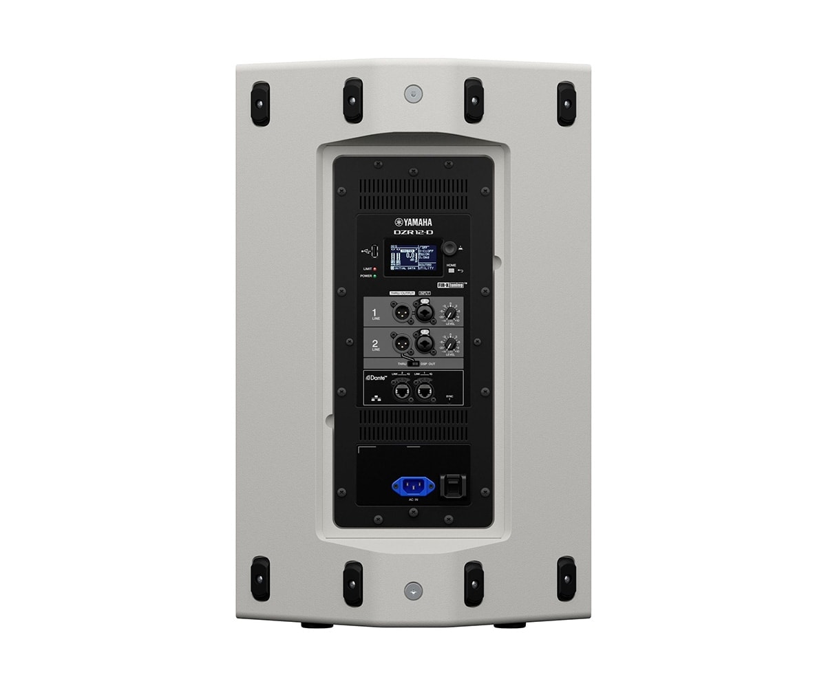 Yamaha Aktivlautsprecher DZR12 DW weiß Rückseite