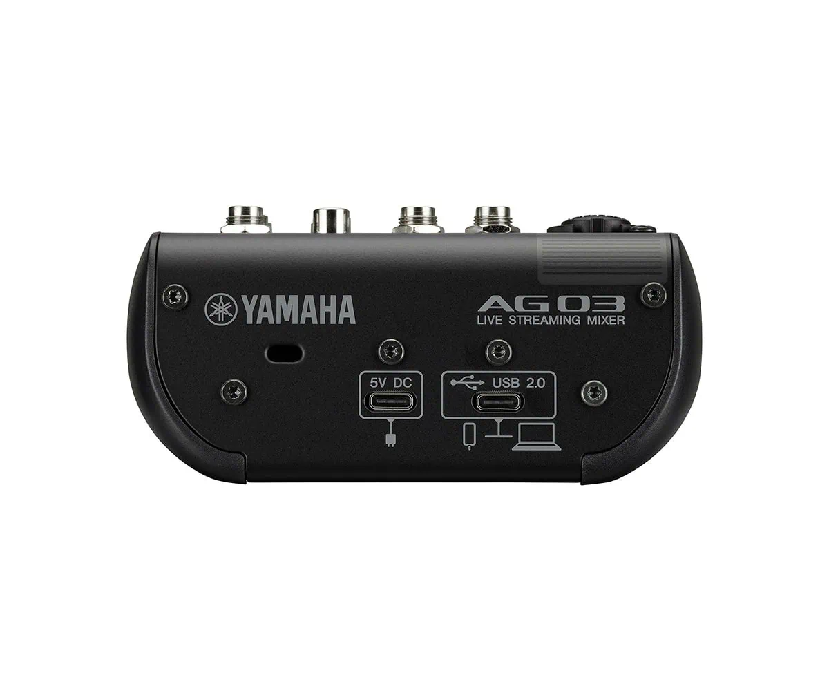 Yamaha AG03mk2 back