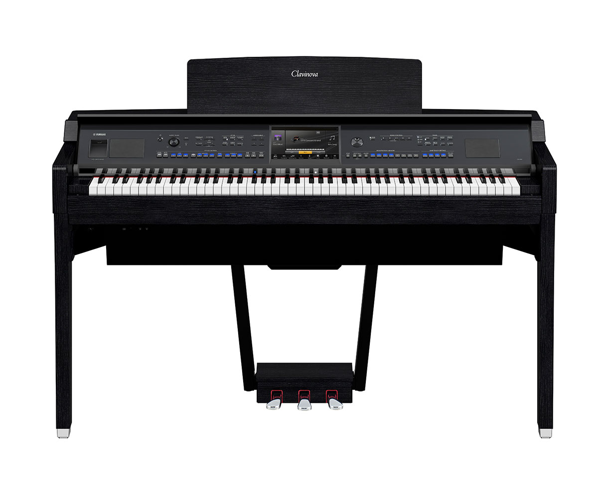 Yamaha Clavinova CVP909B - black front