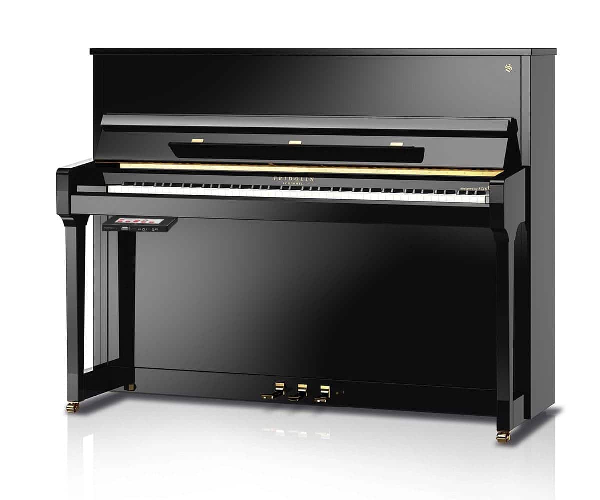 Piano Schimmel Fridolin F116 twintone schwarz poliert