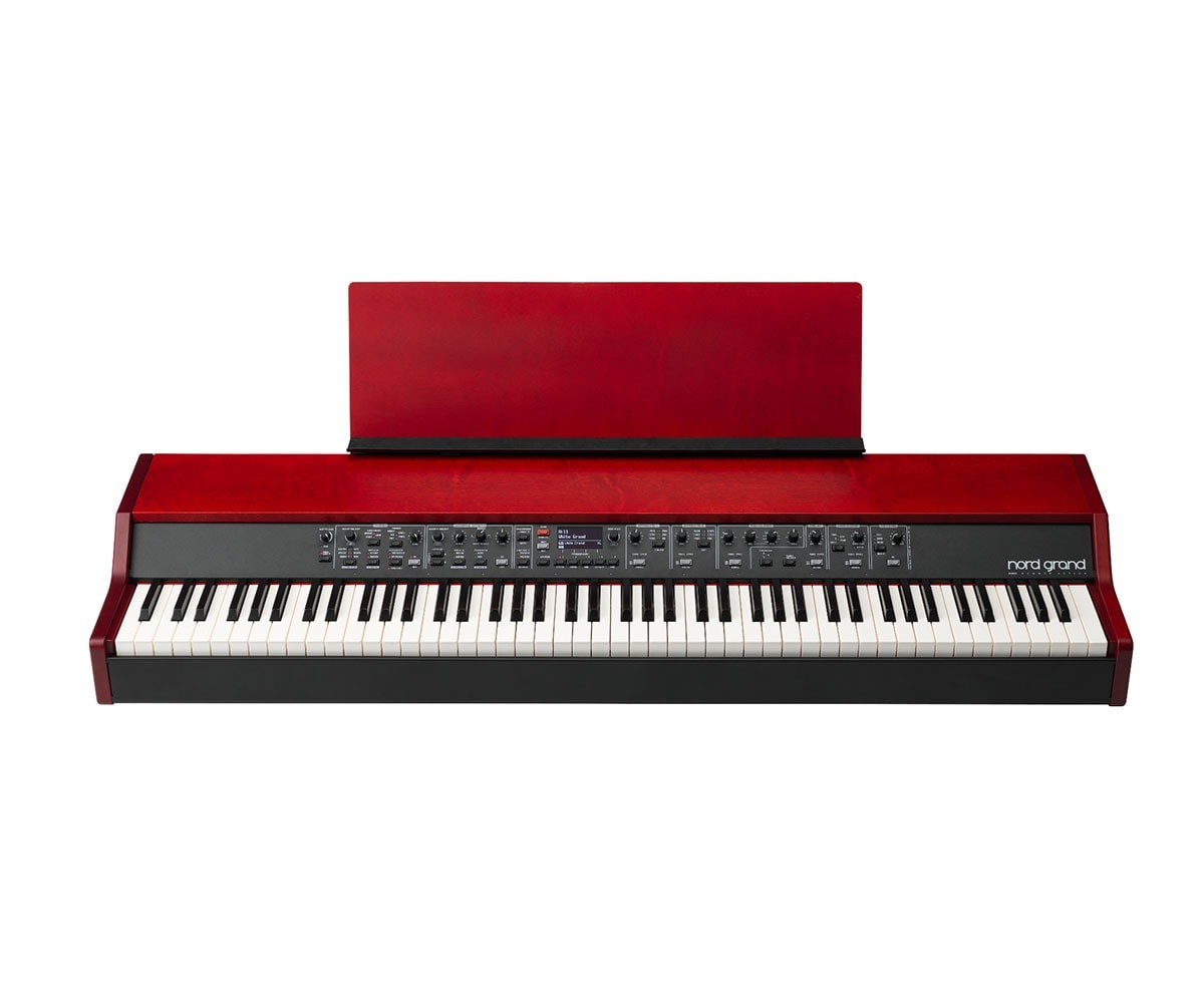 Nord Wood Music Stand mit Nord Grand Piano ROT