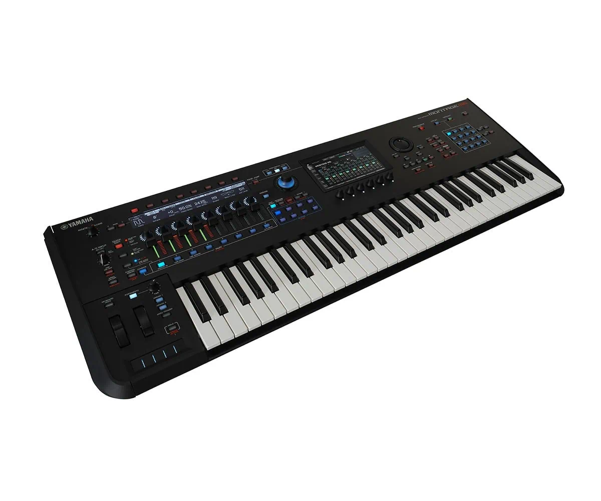 Yamaha Montage M6 - left side angeled