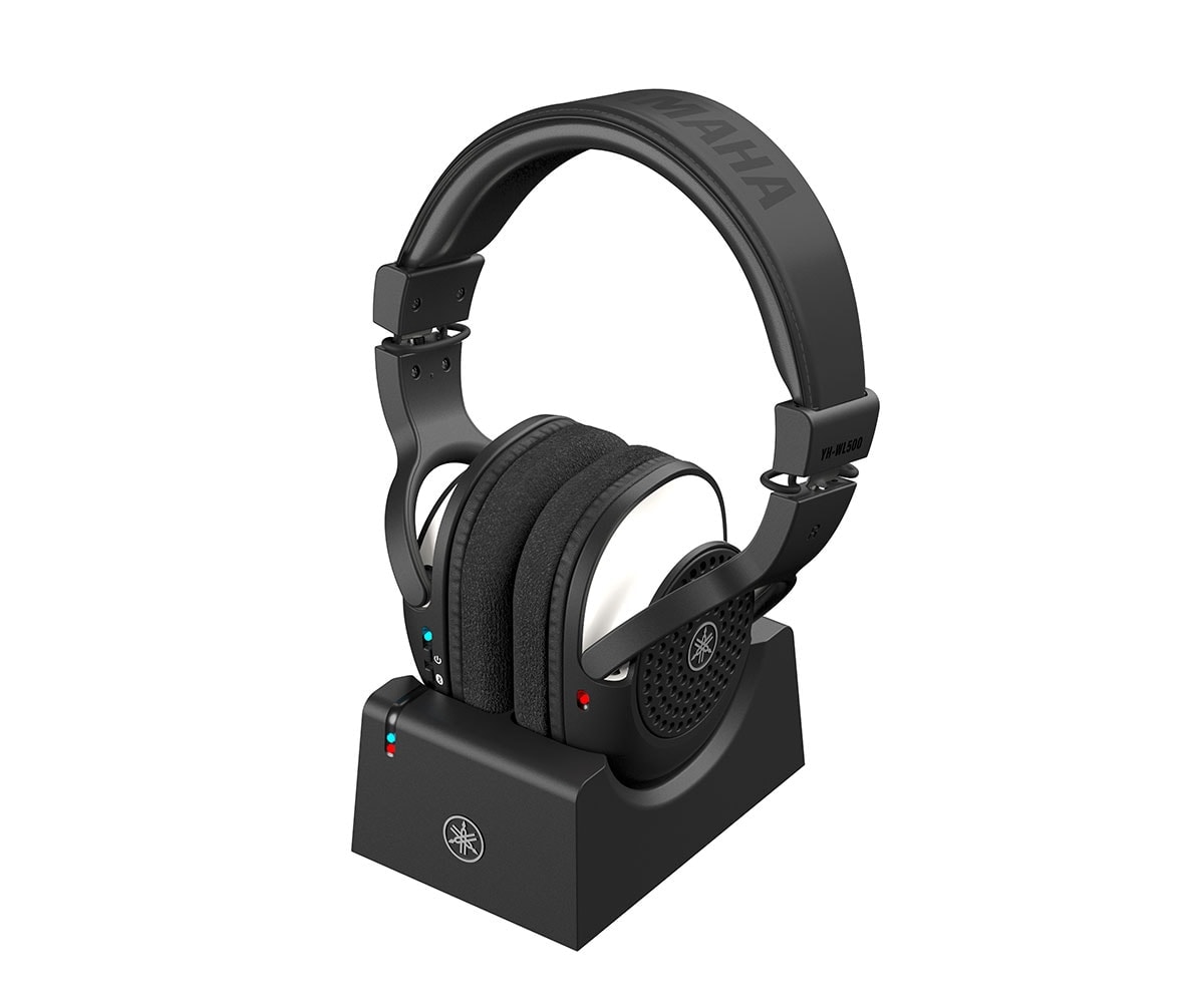 YH-WL500 Headphones in Charging Station