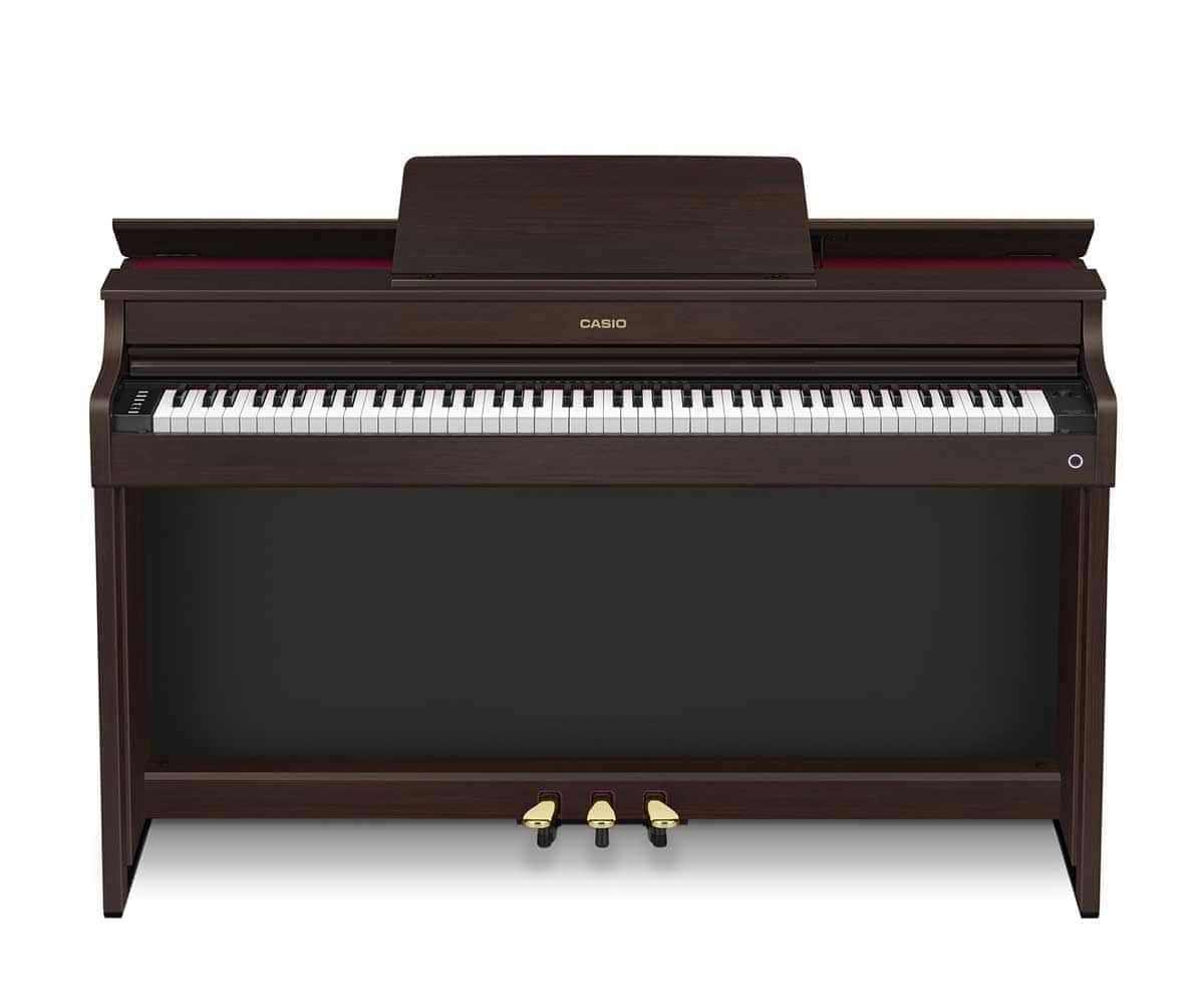 Casio Celviano AP-300WBN frontal open lid