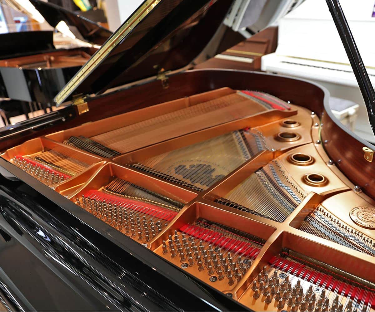 Flügel Brodmann PE162 gebraucht geöffnet rahmen und saiten