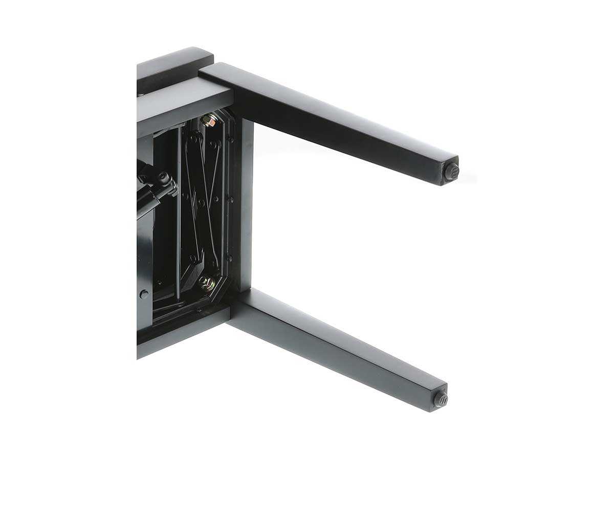 Gewa Klavierbank Autolift schwarz matt seite