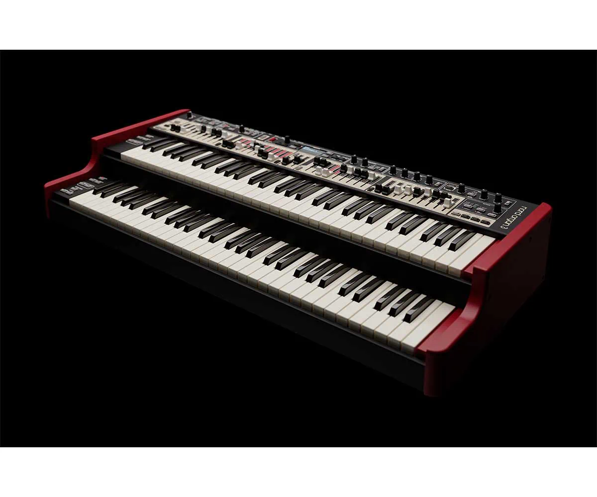 Clavia Nord Organ 3 Detail schwarzer Hintergrund
