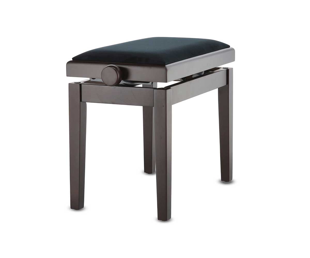 Klavierbank GEWA Deluxe Rosenholz matt mit Samt seite