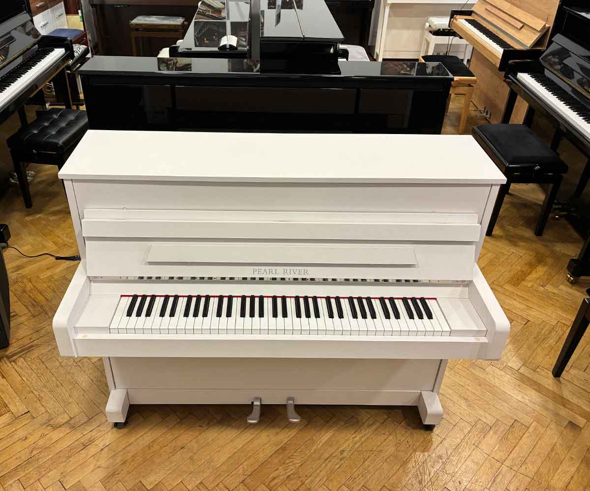 Pearl River UP100E Kinderklavier in weiß