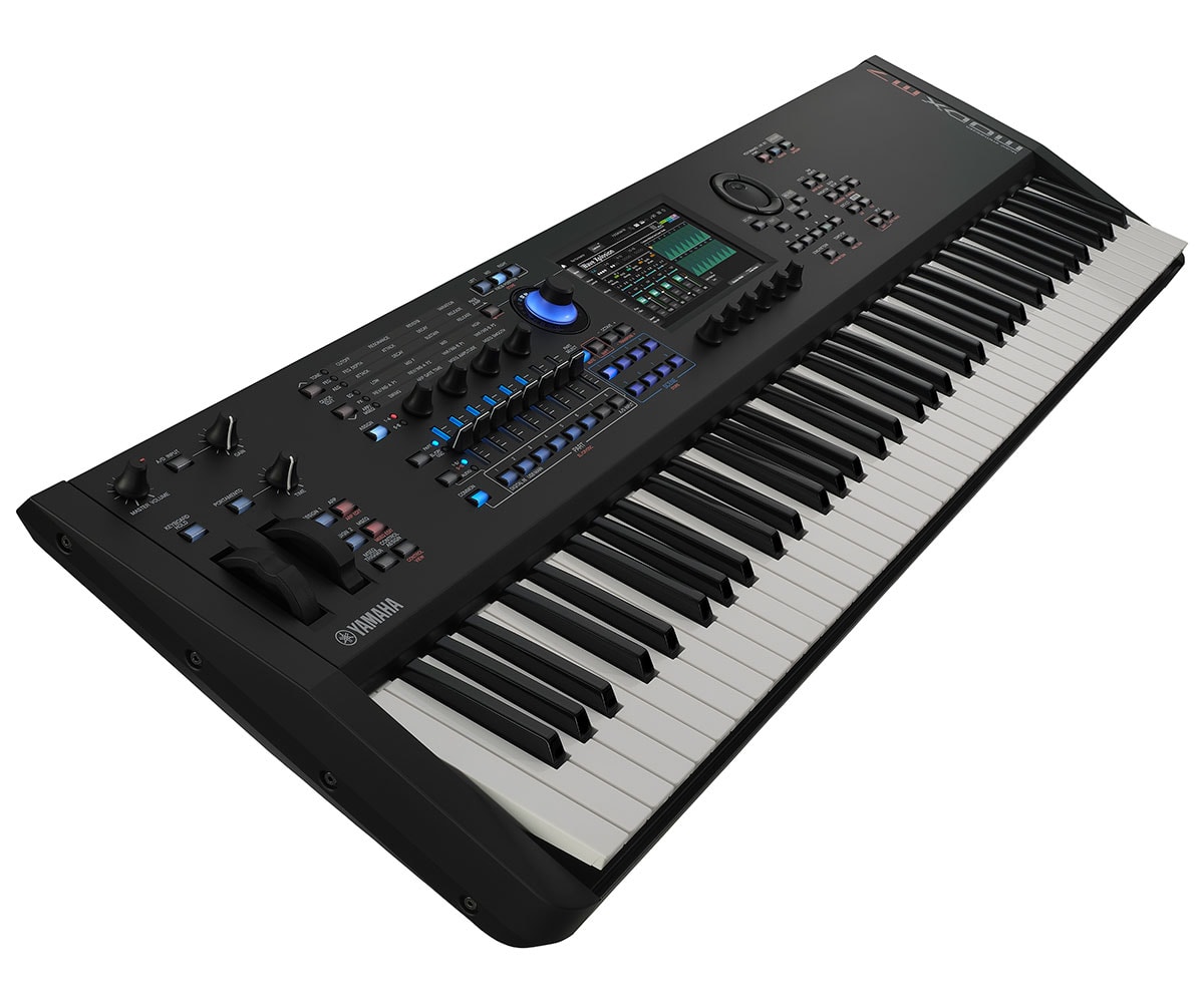 Yamaha MODX M7 top angle left side