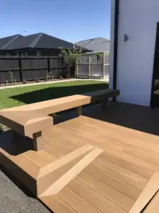 wooden decking