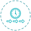 Pre-Authorization Timeline line icons