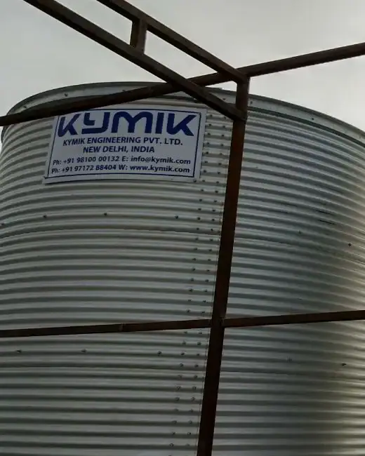 Zincalume tank Industrial water tank manufacturer in india Industrial water storage tank in West bengal Water tank manufacturer