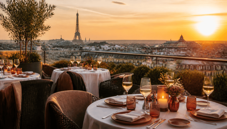 restaurant rooftop paris