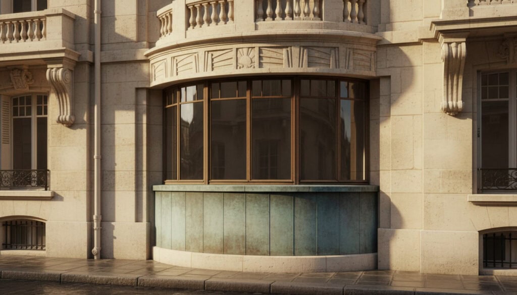 Le bow window : une technique architecturale héritée de l&rsquo;Art déco
