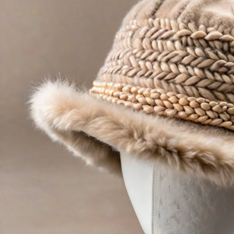 Chapka peau de mouton cognac bandeau toscane