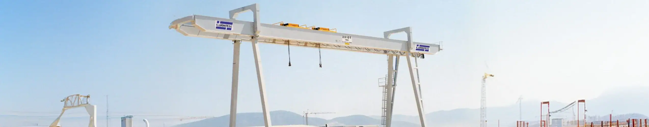 Hochtief Construction Site Spata  Pylons 2 Χ 10 TN