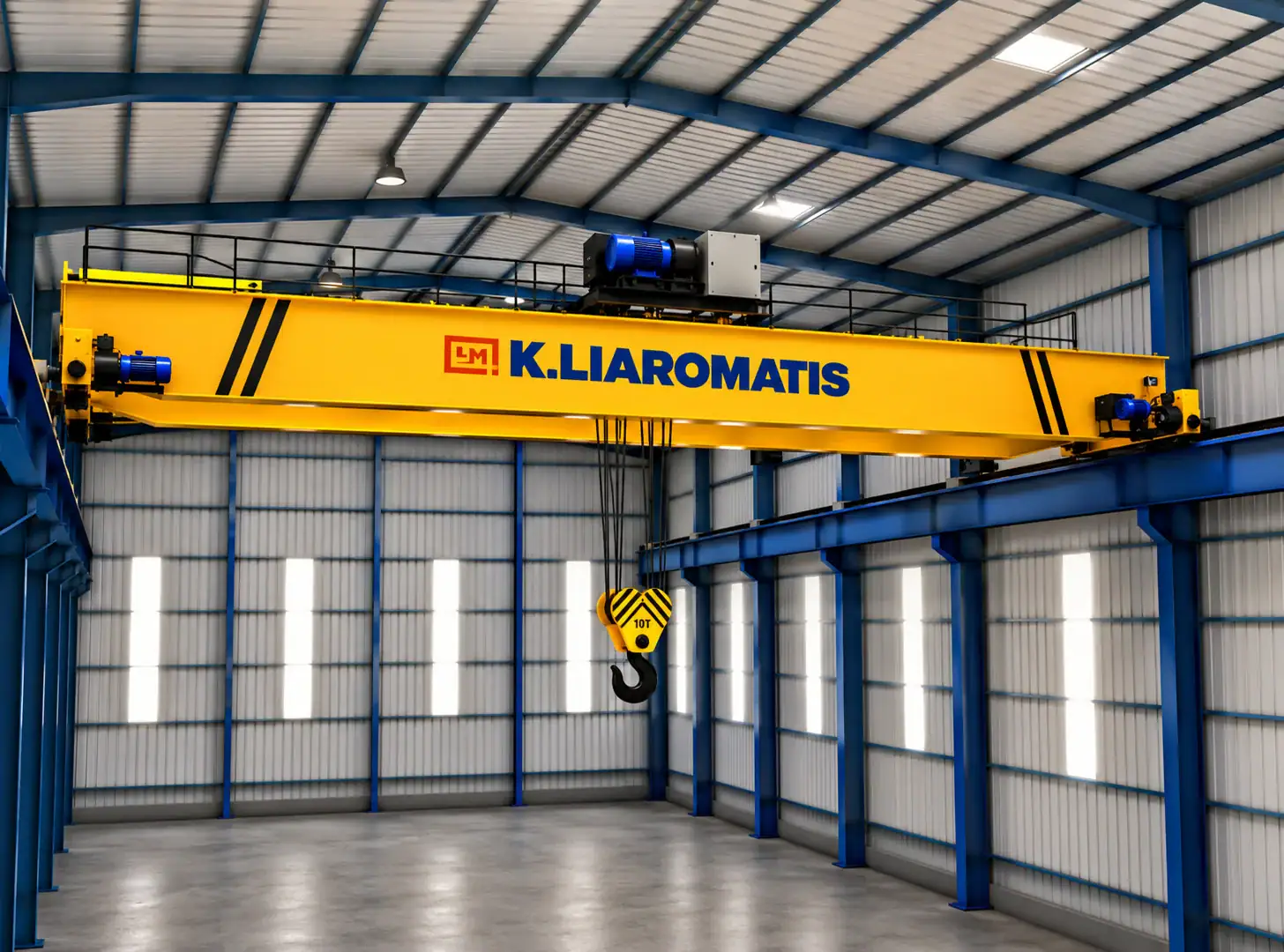double Girder Overhead Crane 10tn Industrial