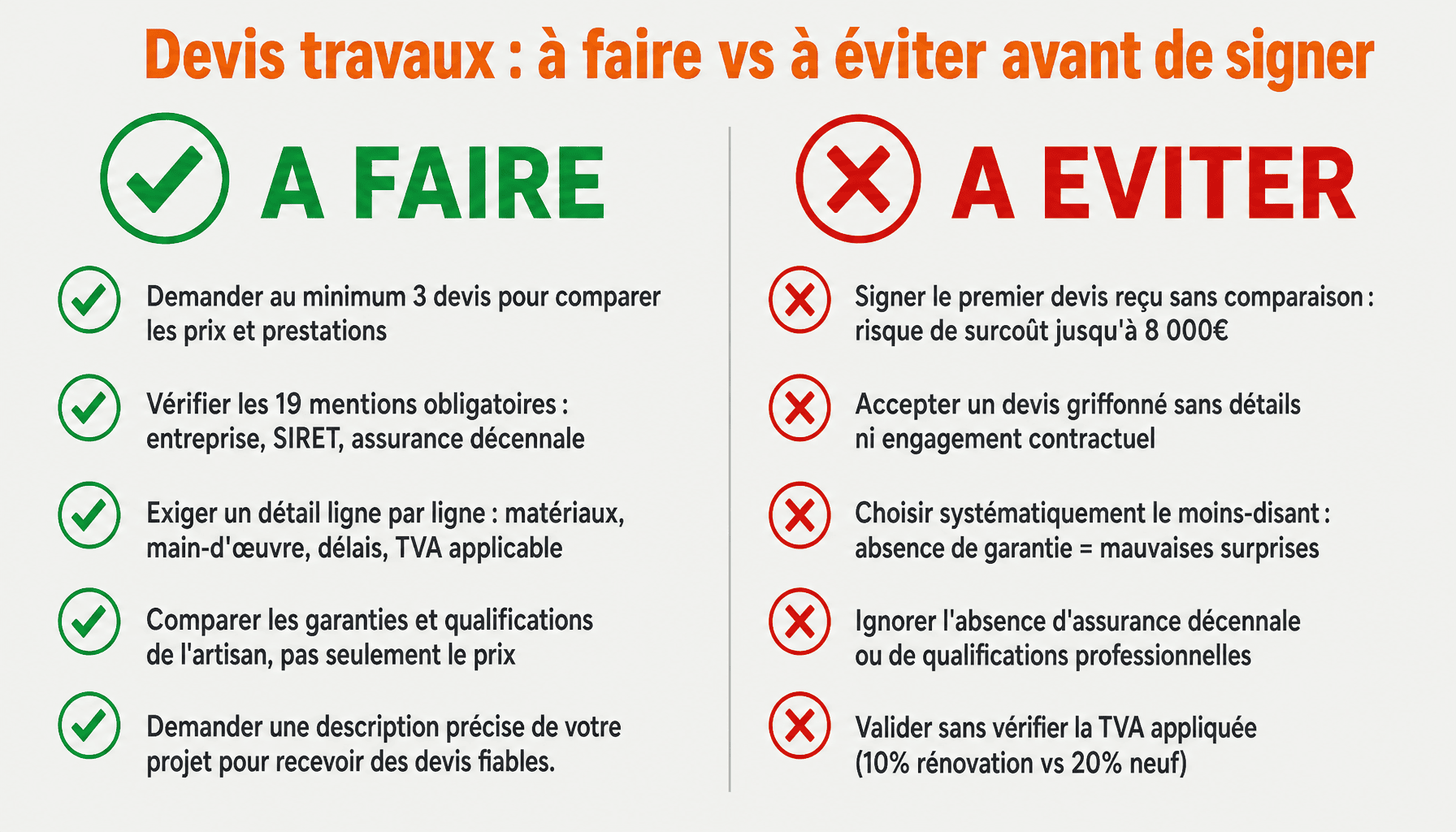 Checklist devis travaux lemagazinedubricoleur.fr : bonnes pratiques et pièges à éviter