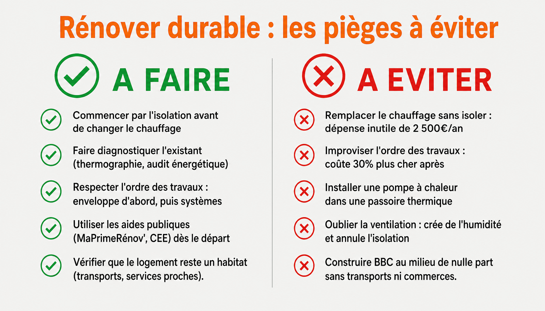 Guide des erreurs courantes en rénovation énergétique selon habitats-durables.org