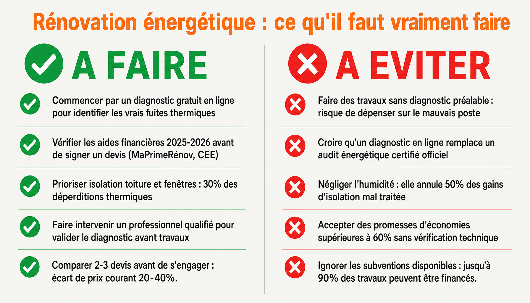 Guide pratique rénovation énergétique habitatfuturvert.fr : à faire et à éviter pour économiser sur vos factures