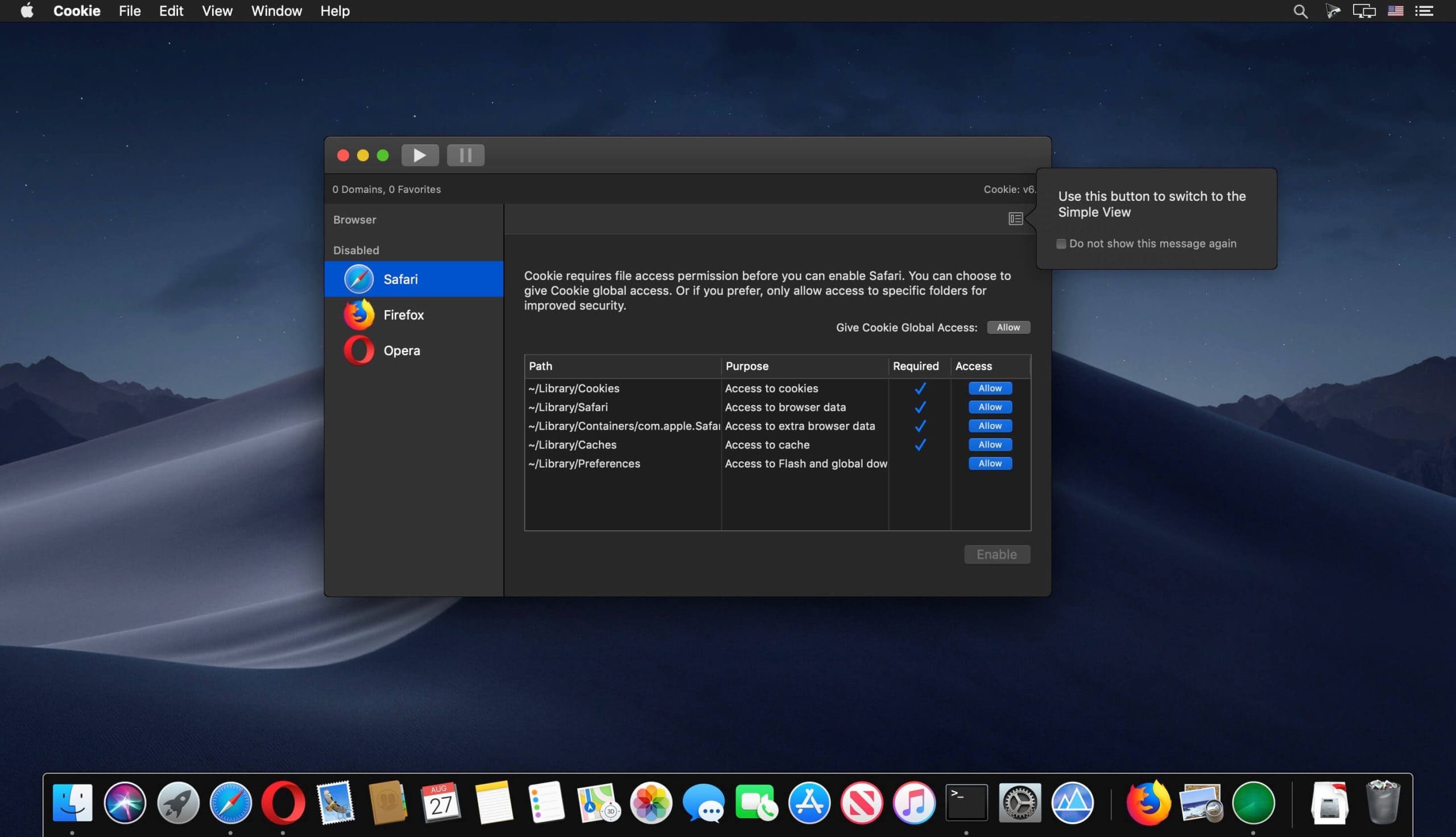 Cookie Mac Browser Privacy Cookie Manager