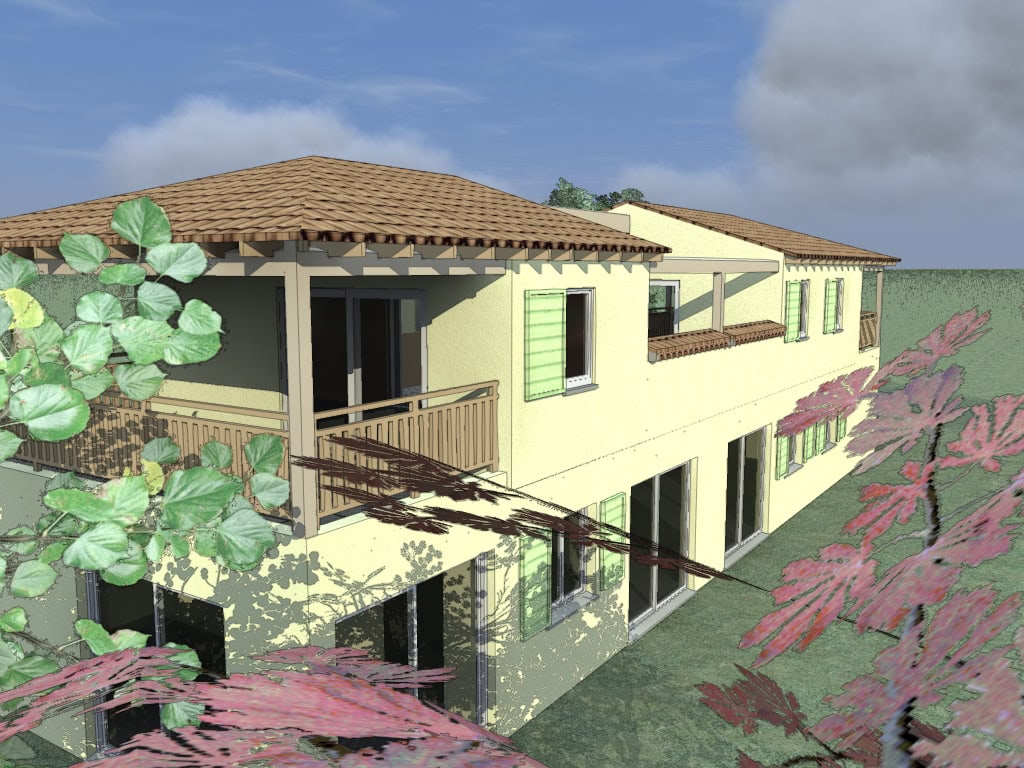 Surélévation de maison en bois à Bandol